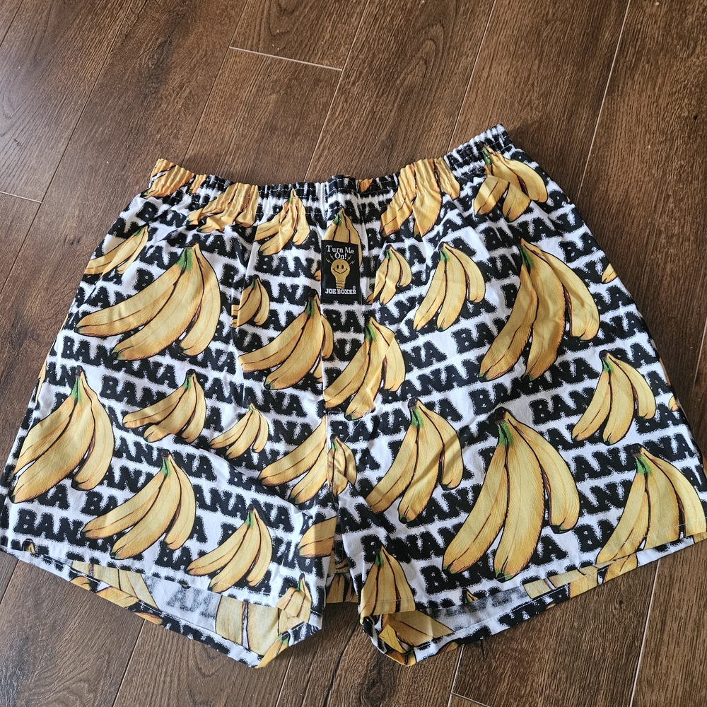 Banana Print Shorts